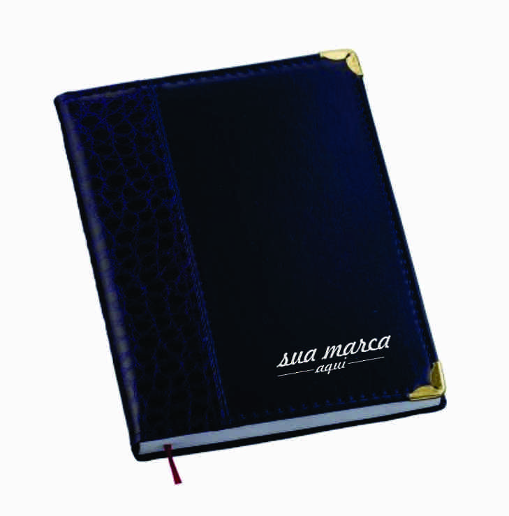 Agenda Capa Croco Azul. Código AG02 – 121L