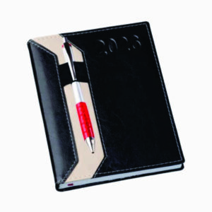 Agenda Personalizada Clássica com Suporte para Caneta