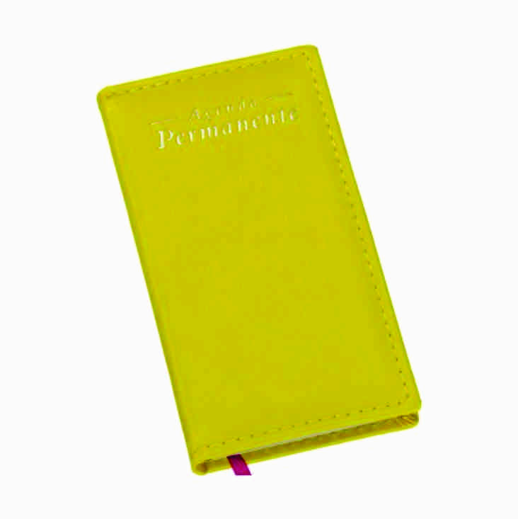 Agenda Permanente de Bolso Amarela. Código AG23 – 251L