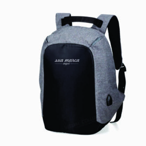 Mochila para Notebook Anti-Furto USB Personalizada