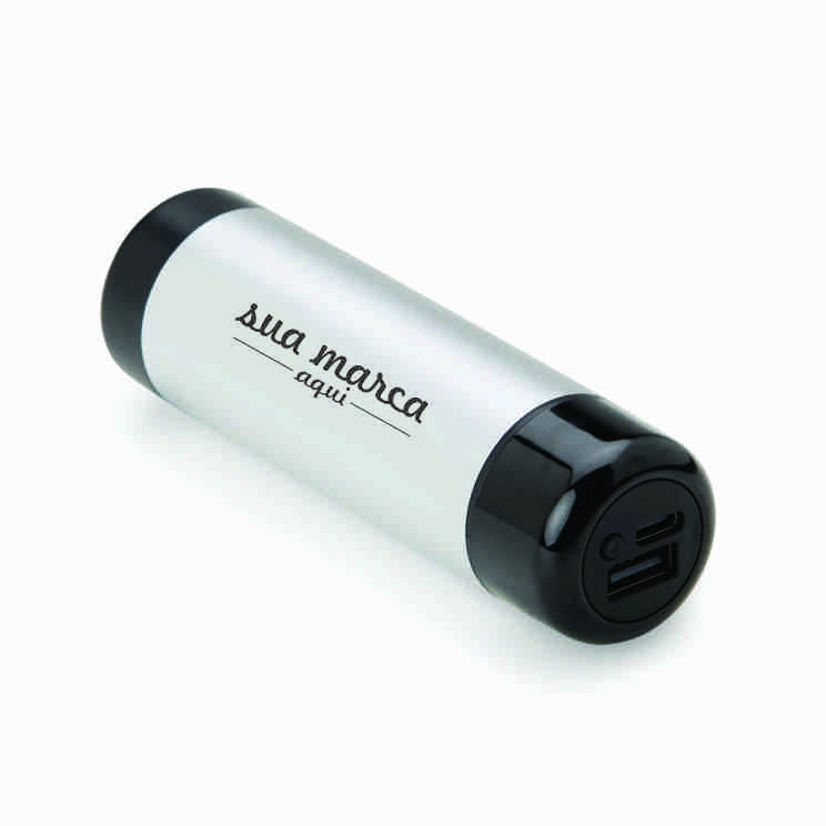 Carregador Power Bank PB07057 Prata